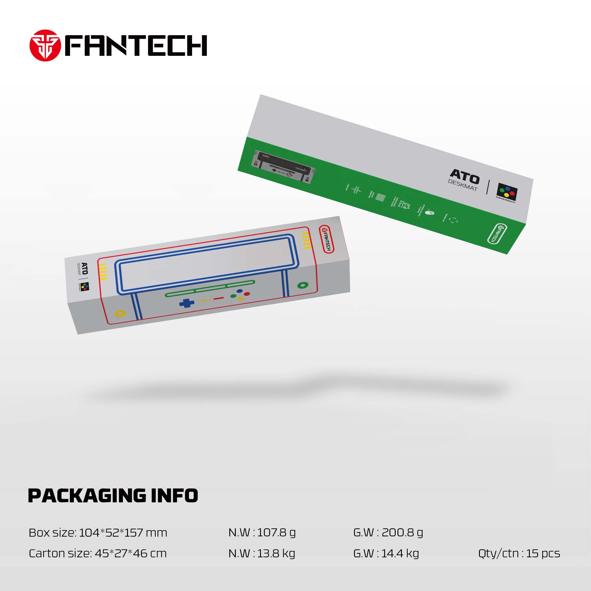 Fantech ATO MP905 DESK MAT 900x400x4mm